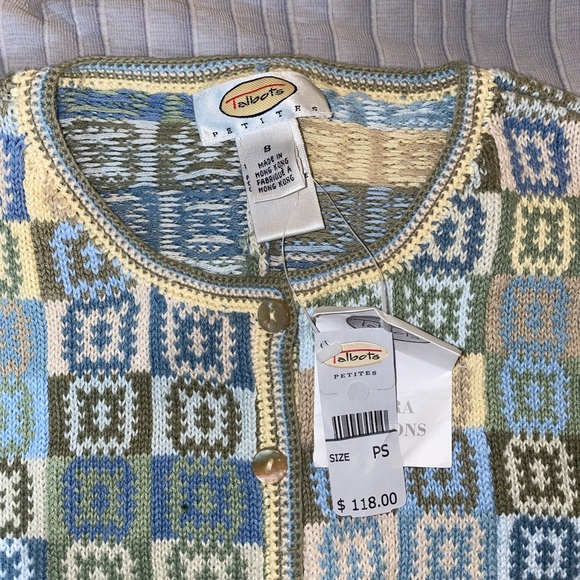 Talbots Button Down Sweater - Picture 2 of 5